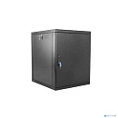 ЦМО Шкаф телекоммуникационный настенный 12U (600 x 650) дверь металл, цвет черный (ШРН-12.650.1-9005)