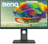 Монитор Benq 27" PD2700U черный IPS LED 16:9 HDMI M/M матовая HAS Pivot 350cd 3840x2160 DisplayPort Ultra HD USB 5кг
