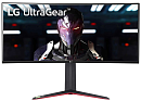 LG 34" 34GN850-B QHD IPS LED изогнутый, 3440x1440, 1ms, 400cd/m2, Mega DCR, 178°/178°, HDMI*2, DP, USB-hub, G-Sync, 160 Гц, FreeSync, HDR 10, Tilt, Bl