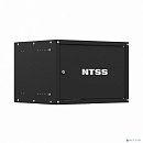 NTSS Шкаф настенный телекоммуникационный NTSS LIME 6U 550х450х370мм, 2 профиля 19, дверь сплошная металл, боковые стенки несъемные, разобранный, черны