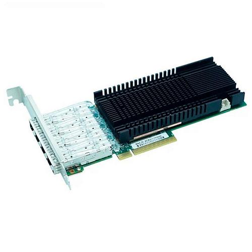 Сетевой адаптер Lr-Link LRES1027PF-4SFP28 PCIe 4.0 x8, Intel E810, 4*SFP28 10/25G NIC Card (303851)