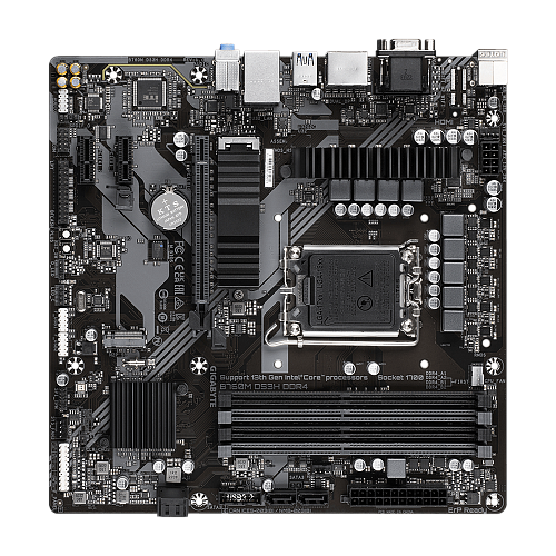 Материнская плата Gigabyte B760M DS3H DDR4, Socket 1700, Intel®B760, 4xDDR4-3200, D-SUB+HDMI+DP+DP, 1xPCI-Ex16, 2xPCI-Ex1, 4xSATA3(RAID 0/1/5/10), 2xM