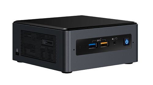 неттоп Nettop Intel NUC, Intel Core i3 8109U, 3.6GHz, 4 Gb DDR4-2400 SODIMM pre-installed (up to 32Gb max), VGA Intel Iris Plus Graphics 655