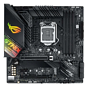 ASUS ROG STRIX Z490-G GAMING, LGA1200, Z490, 4*DDR4, HDMI+DP, SLI+CrossFireX, SATA3 + RAID, Audio, 2,5Gb LAN, USB 3.2*9, USB 2.0*6, mATX ; 90MB1370-M0