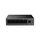 Коммутатор MERCUSYS MS105GS, 5-портовый гигабитный настольный ,стальной настольный корпус, возможность размещения на стене