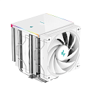 Кулер для процессора DEEPCOOL AK620 DIGITAL SE WH LGA20XX/1700/1200/115X/AM5/AM4 (9шт/кор, TDP 260W, PWM, DUAL Fan 120mm, 6 тепл. трубок, ARGB, белый)