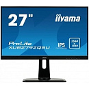 LCD IIYAMA 27" XUB2792QSU-B1 черный {IPS LED 2560x1440 75Hz 5ms 10bit(8bit+FRC) 16:9 350cd 1000:1 178/178 D-Sub DVI HDMI1.4 DisplayPort1.2 USB3.0 Audi