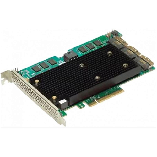 контроллер broadcom controller 9670-24i sgl (05-50123-00) pcie 4.0 x8 lp, 24g sas/sata/nvme, raid 0,1,5,6,10,50,60, 24port(3*int sff8654), 8gb cache,