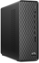 Персональный компьютер HP Slim S01-pF1008ur Intel Core i3 10100(3.6Ghz)/8192Mb/1TB 7200 Gb/noDVD/Ext:nVidia GeF GT730(2048Mb)/war 1y/Jet Black/W10