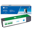 Картридж Cartridge G&G 991X для HP PageWide Managed 16 000 стр. голубой аналог X4D10AC, M0K06XC, M0J90AE гарантия 36 мес.