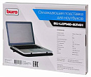 Подставка для ноутбука Buro BU-LCP140-B214H 14"338x255x22мм 1xUSB 2x 140ммFAN 480г металлическая сетка/пластик черный