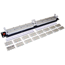 64-парный 110 19" кросс LANMASTER кат. 6, 1U, блоки в комплекте
