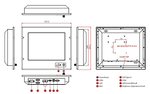 R12ID3S-MRM2/PAT-4GB-256GB SSD