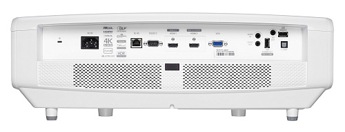 Лазерный проектор Optoma [ZK507-W] DLP, 4K UHD (3840x2160);5000 lm;300000:1;TR 1.39:1-2.22:1;HDMIx2;VGA x1; AudioINx1;S/PDIFх1;AudioOutx1; RS232; RJ45