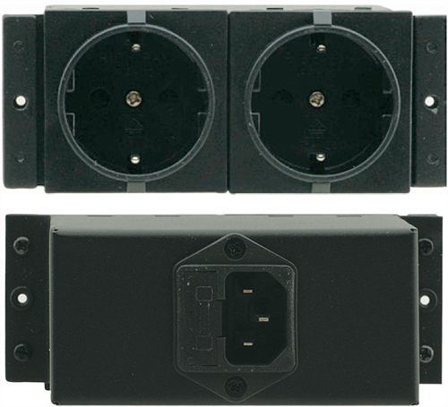 Kramer TS-2DE Двойная сетевая розетка