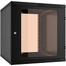 Шкаф коммутационный NT WALLBOX LIGHT 18-66 B (467093) настенный 18U 600x650мм пер.дв.стекл несъемн.бок.пан. направл.под закл.гайки 55кг черный 600мм 3