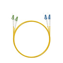 Cabeus FOP(d)-9-LC/APC-LC/UPC-1m Шнур оптический duplex LC/APC-LC/UPC 9/125 sm 1м LSZH
