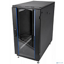 ЦМО Шкаф телекоммуникационный напольный 24U (600 x 600) дверь стекло, чёрный, ШТК-М-24.6.6-1ААА-9005