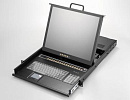 Консоль для стойки 19" AMK816-17CBRU, высота 1U, TFT LCD 17", 1280x1024, USB / PS2, 16 x KVM входов, русифицированная клавиатура, тачпад, 90 ~ 264В AC