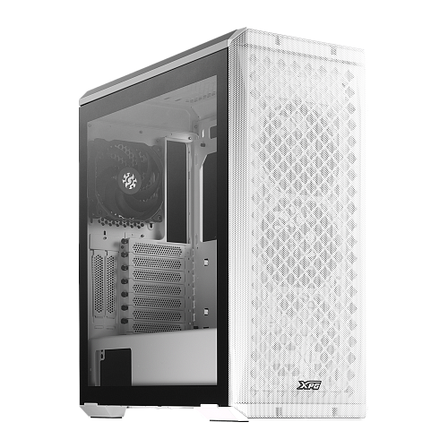 Корпус XPG DEFENDER WHITE [DEFENDER-WHCWW] (Midi-Tower, белый, TG, 120mm fan*3)