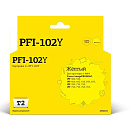 T2 PFI-102Y Картридж струйный для Canon imagePROGRAF iPF-500/510/600/605/610/650/655/700/710/720/750/755/760/765, желтый