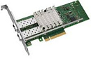 Сетевой адаптер Intel Ethernet Server Adapter X520-DA2, 10Gb Dual Port, SFP+, transivers no included, LP and FH brackets included, bulk, 1 year