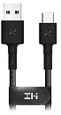 Кабель ZMI AL401 USB (m)-USB Type-C (m) 1м черный