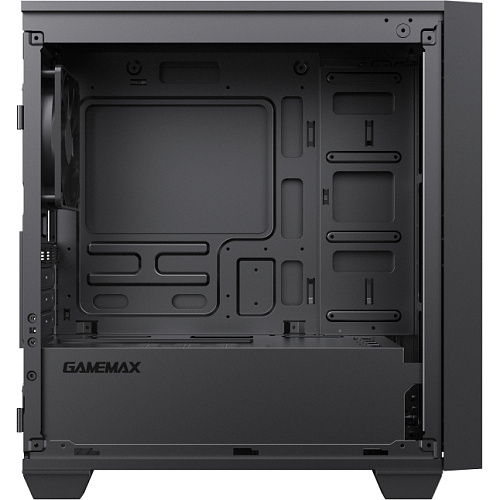 Компьютерный корпус, без блока питания mATX/ Gamemax M61 mATX case, black, w/o PSU, w/1xUSB3.0+1xType-C, w/1x12cm rear fan