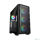 Cougar Корпус Uniface X RGB V2 Black, 4x140mm ARGB PWM Fan, ARGB PWM Fan Hub, без БП, E-ATX