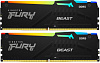 Память DDR5 2x16Gb 5200MHz Kingston KF552C40BBAK2-32 Fury Beast RGB RTL Gaming PC5-41600 CL40 DIMM 288-pin 1.25В single rank с радиатором Ret