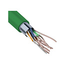 Rexant (01-0162) Кабель витая пара F/UTP, CAT 5e, нг(А)-HFLTx 4х2х0,52мм, 24AWG, внутренний, зеленый, 305м