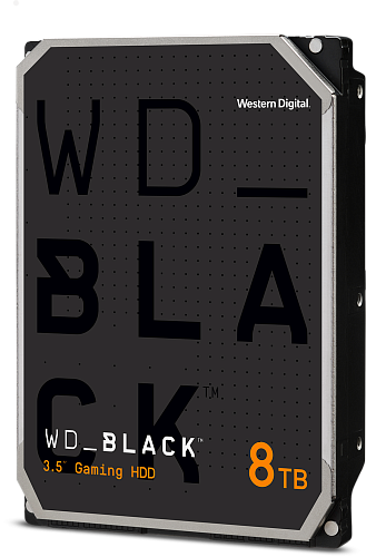 Жесткий диск/ HDD WD SATA3 8Tb Black 7200 128Mb 3.5"" 1 year warranty (replacement WD8001FZBX)