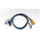 ATEN 2L-5302U Кабель KVM USB (тип A Male) 1.8м., черный.