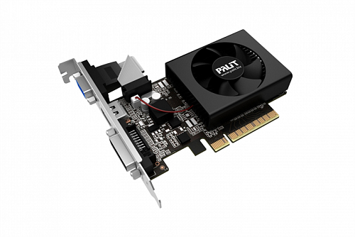 PALIT NEAT7100HD46-2080F NVIDIA GeForce GT 710, 2Gb DDR3, 64 , PCI-E, VGA, DVI, HDMI, OEM