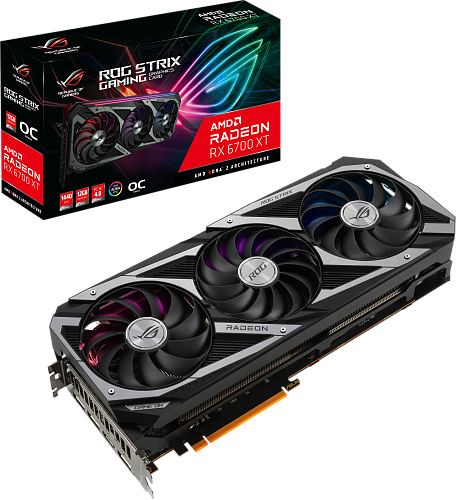 Видеокарта ROG-STRIX-RX6700XT-O12G-GAMING
