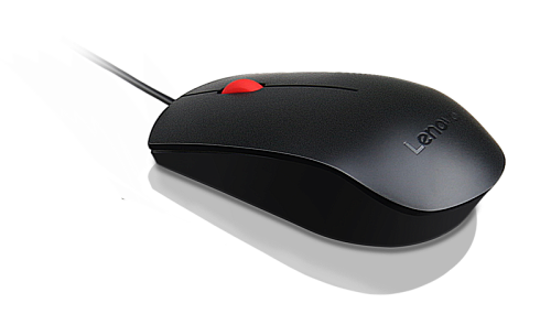 Компьютерная мышь Lenovo Essential USB Mouse (1600 DPI - Optical sensor, USB Cable 1.8 m)