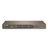 IP-COM G1024F Коммутатор в стойку, 24*1Gbit RJ45, 2 SFP