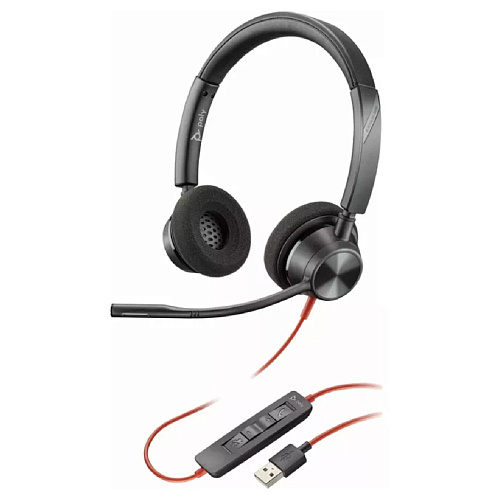 гарнитура проводная/ blackwire 3320, bw3320 usb-a