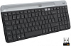 Клавиатура Logitech K580 черный/серебристый USB беспроводная BT/Radio slim Multimedia (920-010622)