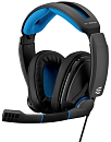 EPOS / Sennheiser Gaming Headset GSP 300, Stereo, 2x3.5 mm / 1x3.5mm(PCV 05 Combo Audio Adaptor), Closed-back, Black-Blue [1000238]