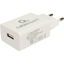 Cablexpert Зарядное устройство 10.5Вт, 2.1А, 1xUSB, белый, пакет (MP3A-PC-38)