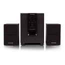 MICROLAB M-106BT черный {2,5 Вт x2 + 5 Вт, Гармонические искажения: < 0,5% (1 Вт 1 кГц), Частотная характеристика: 35 Гц - 20 кГц, Отношение сигнал/шу