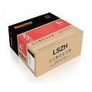 Hyperline FUTP4-C5E-P26-IN-LSZH-WH-100 (100 м) кабель витая пара, экранированная F/UTP, категория 5e, 4 пары (26 AWG), многожильный (patch), экран - ф