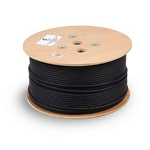 Кабель Cabeus FTP-4P-Cat.6-SOLID-OUT-LSZH-UV Кабель витая пара экранированная FTP (F/UTP), категория 6, 4 пары (23 AWG), одножильный, для внутренней и