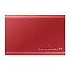 Накопитель Samsung SSD 1TB T7 Touch, USB Type-C, R/W 1000/1050MB/s, Red [MU-PC1T0R/WW]