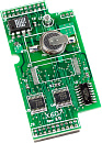 Плата расширения для контроллеров серий I-7188XB/XG/EX/EG, μPAC-7186EX/EG/FD/SM, энергонезависимая память SRAM - 128 Кб