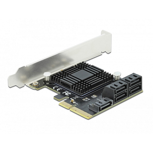Контроллер ORIENT J585S5, PCI-Ex4 v3.0, SATA3.0 6Gb/s, 5-port int, JMicron JMB585 chipset, oem