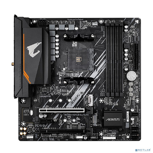 Gigabyte B550M AORUS ELITE AX {Soc-AM4 AMD B550 4xDDR4 mATX AC`97 8ch(7.1) GbLAN RA}
