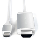 Satechi [ST-CHDMIS] Кабель USB Type-C - Aluminum HDMI Cable 4K 60Hz - Silver