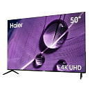 50" Телевизор HAIER Smart TV S1, 4K Ultra HD, черный, СМАРТ ТВ